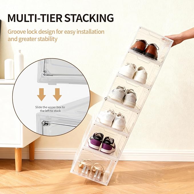 Shoe Boxes Shoe Storage Boxes Display Boxes - Image 7