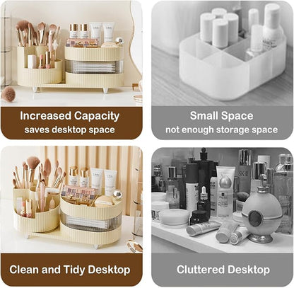Ivory Rotating Vanity Organizer - Image 5