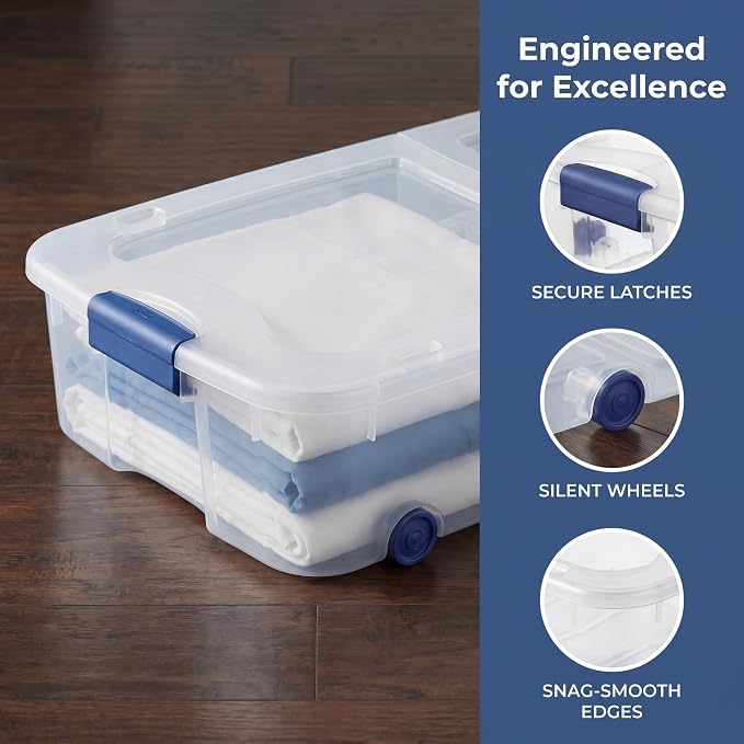Under Bed Storage Bin 66 Quart - Image 5