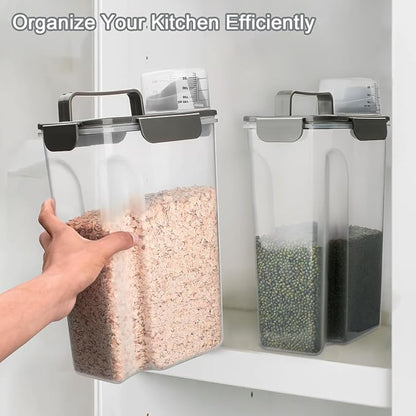 Komzon Rice Container, Airtight Rice Storage Container 10lb, Cereal Containers - Image 6