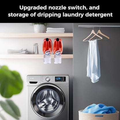 Laundry Detergent Dispenser Cup Holder & Nozzle Force-Saving Switch, Soap - Image 3