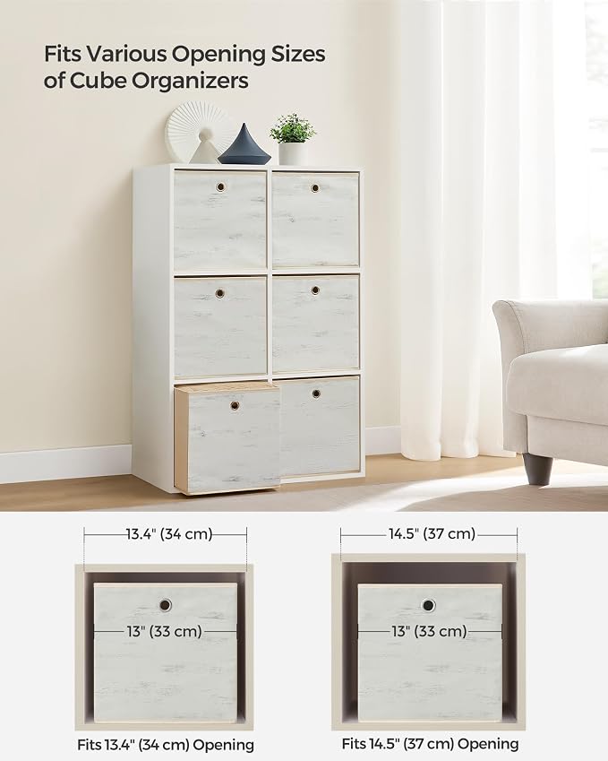 SONGMICS Storage Cubes, Foldable Oxford Fabric and Non-Woven Fabric Storage - Image 4