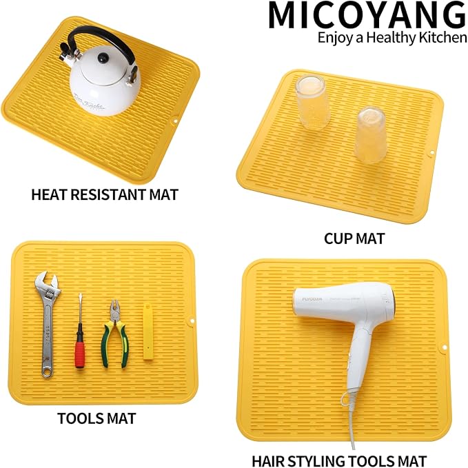 Silicone Dish Drying Mat for Multiple Usage, Easy clean, Eco-friendly, - Image 3