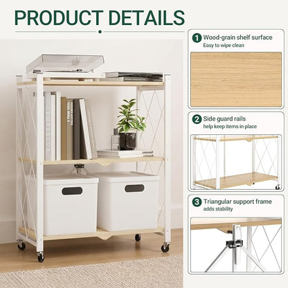 black leopard 3-Tier Foldable Shelf - Image 7