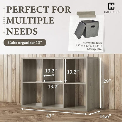 CAPHAUS Sturdy Room 13-Inch Cube Storage Organizer Shelf, - Image 3