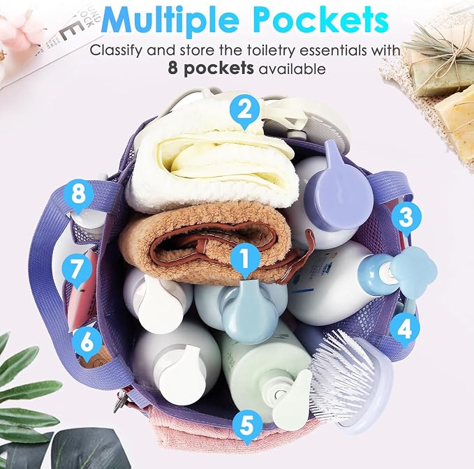 Fammart Mesh Shower Caddy Portable - Image 4