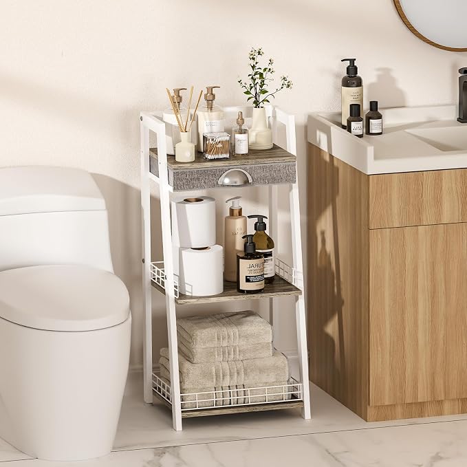 keomaisyto 3-Tier Small Bathroom Shelves - Image 2