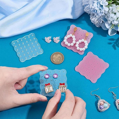 PH PandaHall 30pcs Acrylic Earring Display Cards - Image 3