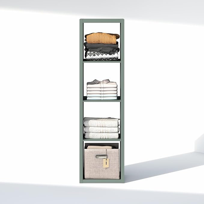 Furinno Cubic Closet Organizers and Storage, 4-Cube Closet Organizer, Vertical - Image 6