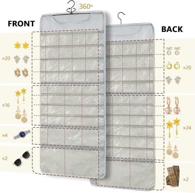 FOREGOER Hanging Jewelry Organizer - Image 7