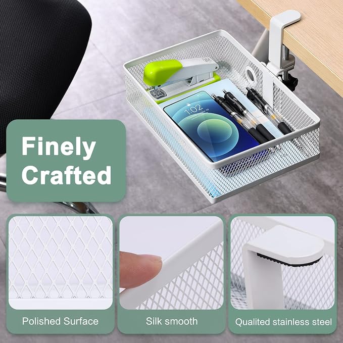 ROSYLINE Clamp On Desk Organizer - Image 5