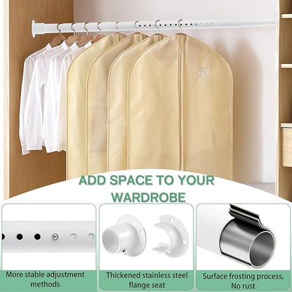Closet Rods for Hanging Clothes, 1.3 Inch Diameter Heavy Duty Closet Rod 17-87 - Image 4