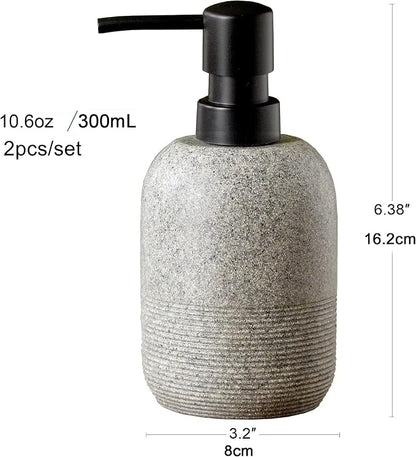2pcs/Set Grey Soap Lotion Dispenser - Image 4