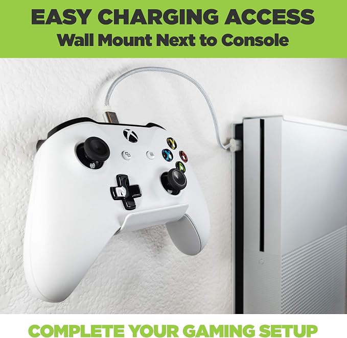 HIDEit Mounts (2-Pack White Uni-C Controller Wall Mount - Image 4