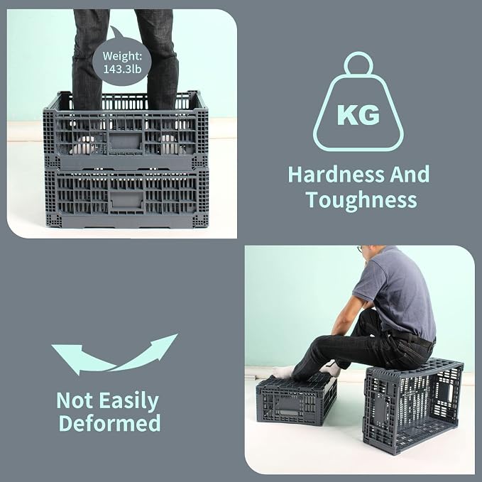 Collapsible Storage Bin/Containe， Transfer box, crate Transit storage of - Image 3