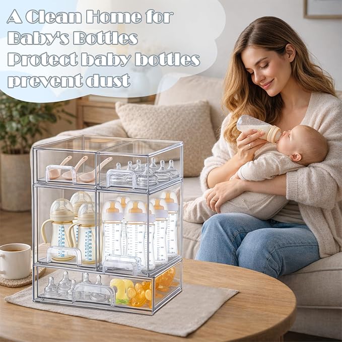 Baby Bottle Organizer with Hooks - Image 6