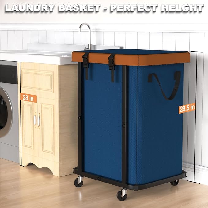 150L Fashion Laundry Basket - Image 4