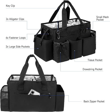 Cleaning Caddy Bag, Cleaning Supplies Organizer - Image 3