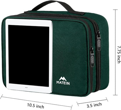 MATEIN Electronics Travel Organizer, Double Layers Charger Organizer Bag | - Image 8