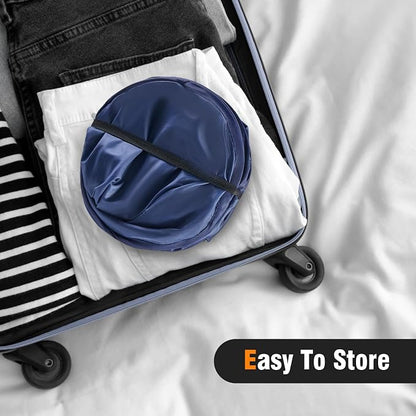 TECHMILLY Pop Up Foldable Laundry Basket, Mesh Laundry Hamper - Image 4