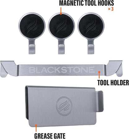 BLACKSTONE 5188 Rear Grease Gate, 3 Magnetic Hooks & Tool Holder Combo | - Image 2