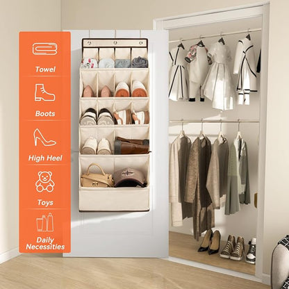 FENTEC 1 Pack Over the Door Shoe Organizers, Hanging Shoe Organizer - Image 5