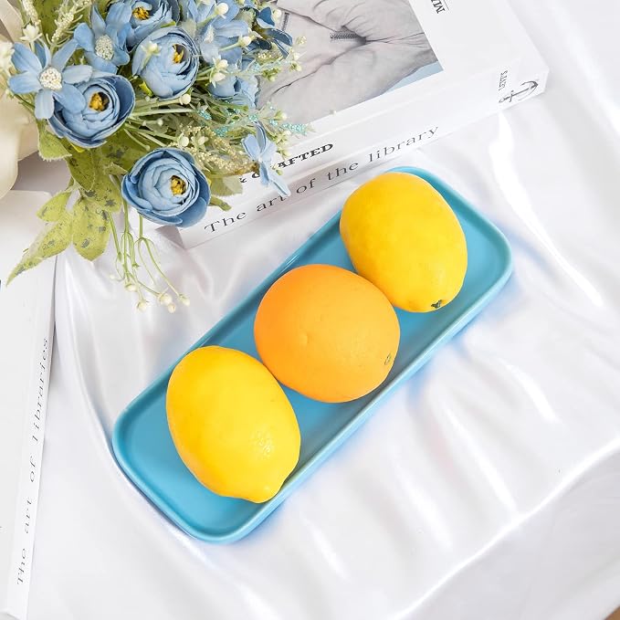Ceramic Bathroom Tray, Kitchen Sink Organizer Tray, Cosmetics Holder - Image 3