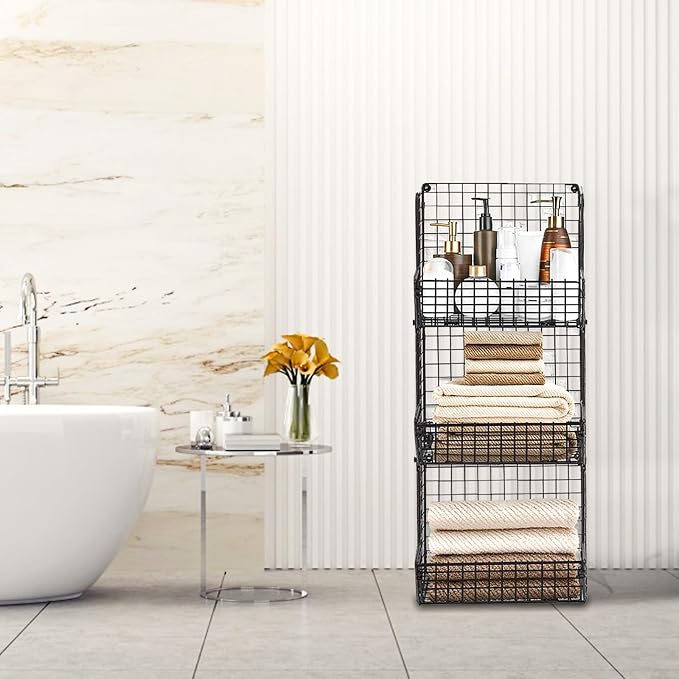 PUPPYCUTE Stackable Wire Storage Baskets - Image 4