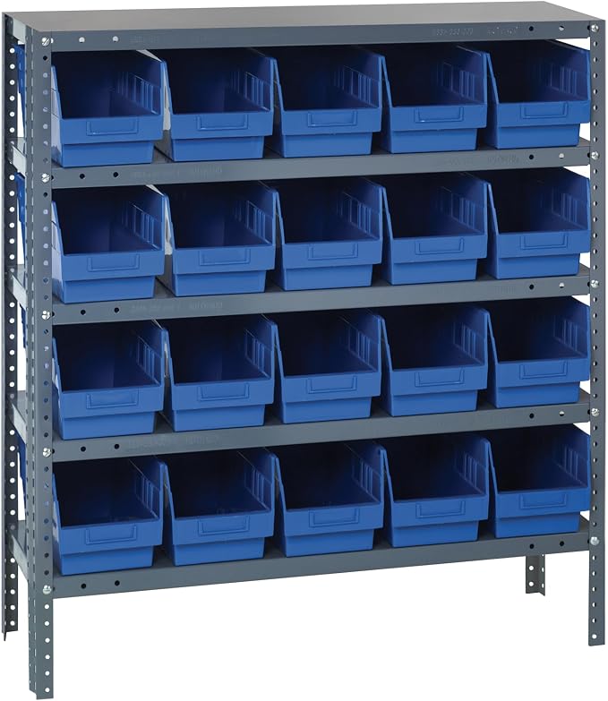 Quantum Storage Systems 1239-202BL Store More Steel Shelving Unit by QuantumStorageSystems