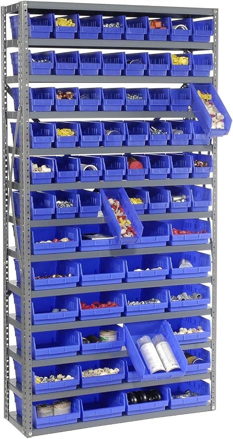 Global Industrial 13 Shelf Steel Shelving - Image 4