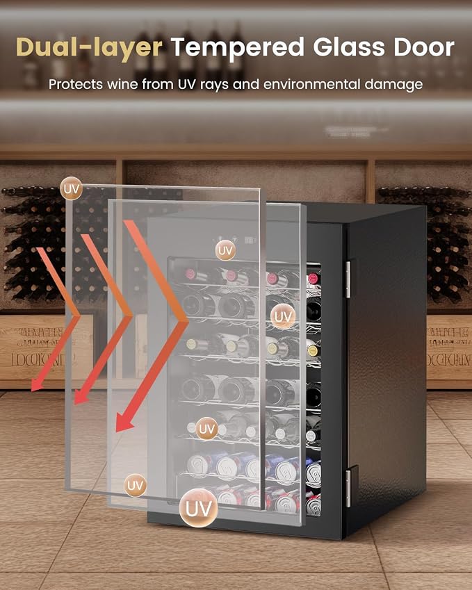 4.5 Cu.Ft Wine Cooler Refrigerator - Image 3