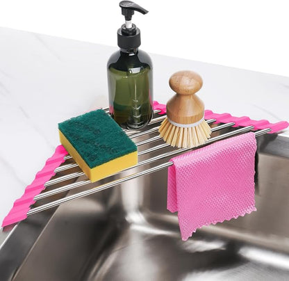 Tomorotec Triangle Roll-Up Dish Drying Rack by Tomorotec