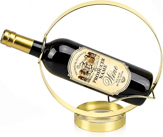 Yesland Gold Wine Bottle Holder by Yesland