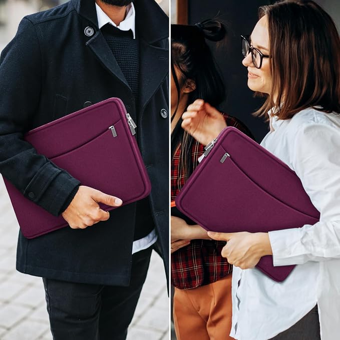 Laptop Case 15.6 inch, Shockproof Protective Laptop Cover Carrying Computer Bag - Image 7