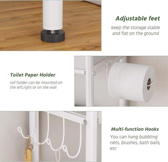 Simple Trending Over The Toilet Storage Rack - Image 5