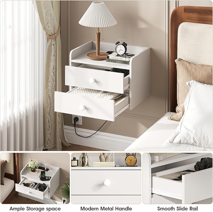 Floating Nightstand Set of 2 - Image 5