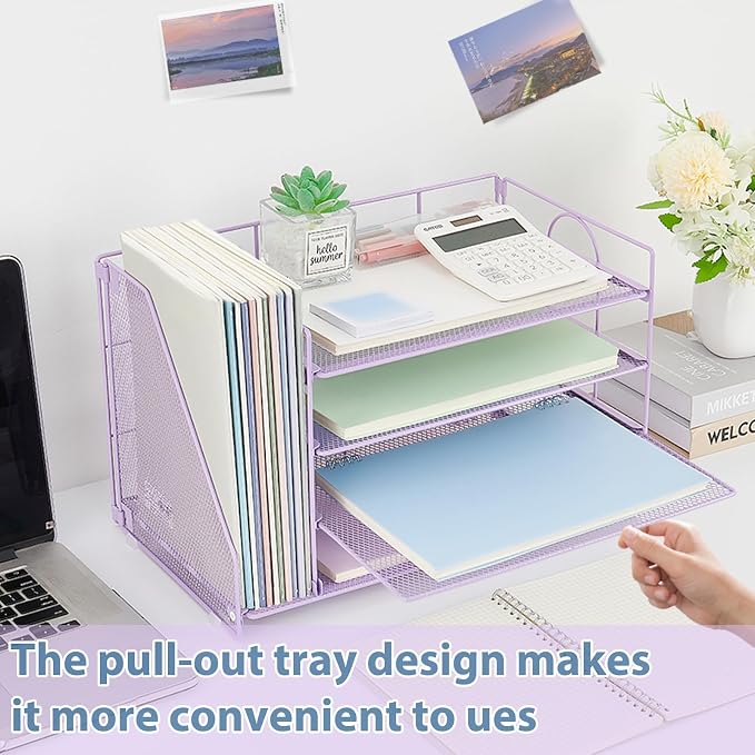 OPNICE 4-Tier Paper Organizer - Image 5