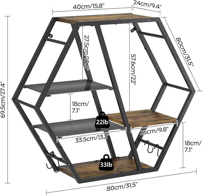 MAHANCRIS Gaming Floating Shelf - Image 2