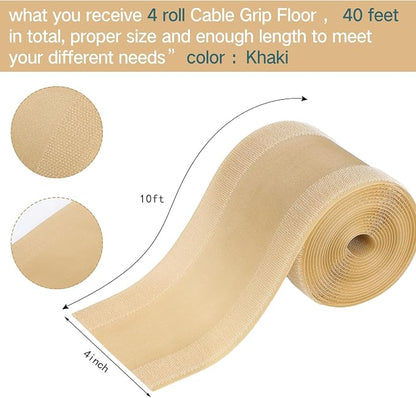 WILLBOND Carpet Cord Cover Cable Protector Floor Cover Cable Protector - Image 2