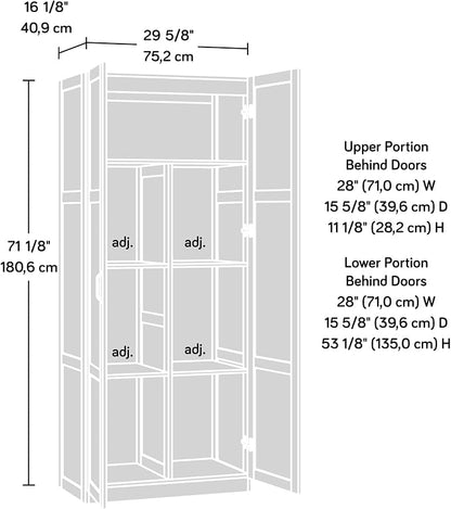 Sauder Select Storage Cabinet, Pantry Cabinet Kitchen Storage - Image 8
