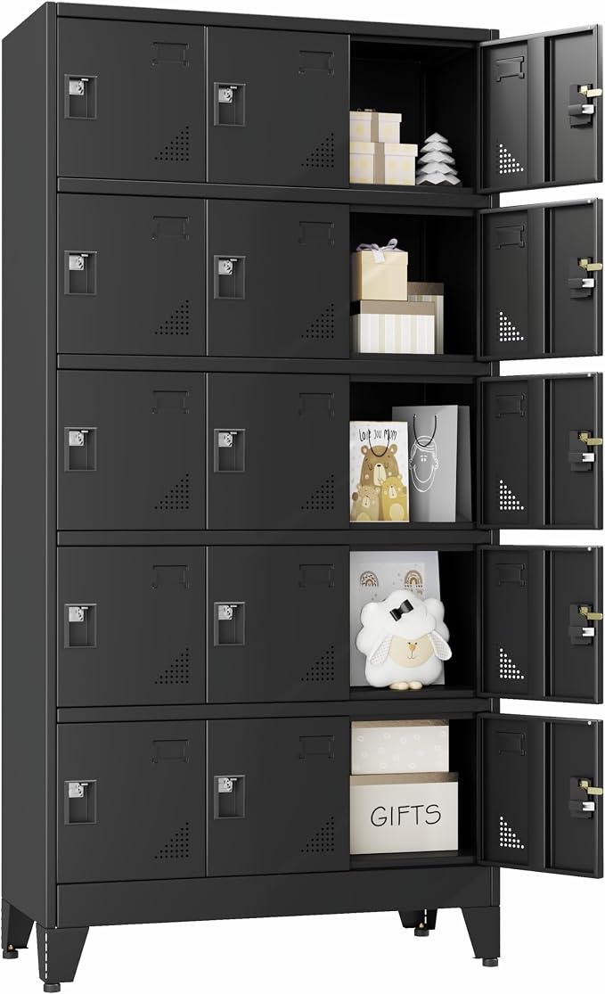 PAOFIN Metal Storage Lockers for Employees by PAOFIN