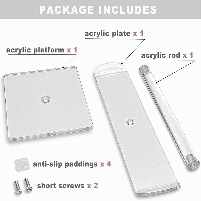 Bigfety Acrylic Headband Holder, Hair Accessories Organizer Clear Stand - Image 6