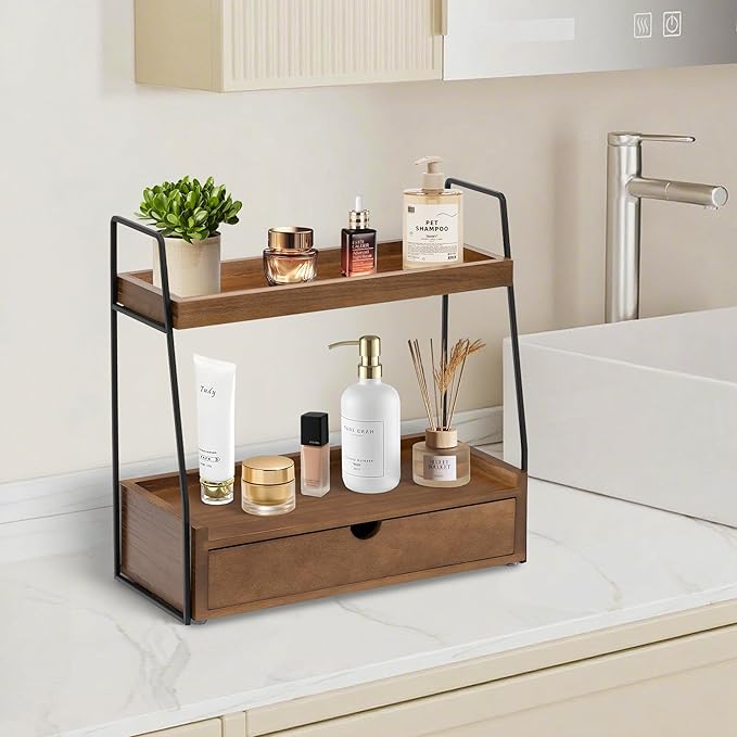 2-Tier Bathroom Organizer Countertop - Image 3