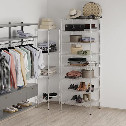 24" Deep x 30" Wide x 86" Height Wire Shelving Kit | 8-Tier | NSF Commercial - Image 5
