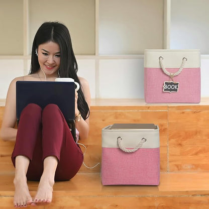 storage cubes 12 x 12, Cube Storage Organizer Bins - Image 5