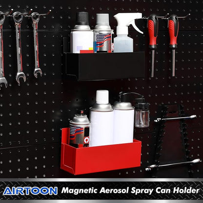 AIRTOON 2PCS Magnetic Aerosol Spray Can Holder, Magnetic Bottle Holder - Image 6
