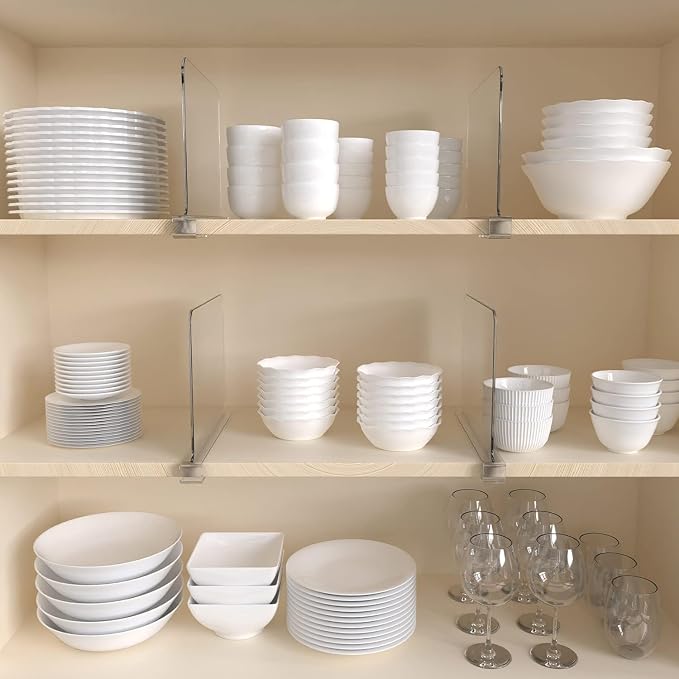 Acrylic Shelf Dividers for Closet Organization, Closet Shelf Organizer Closet - Image 8