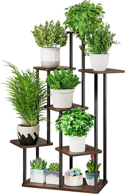 AZERPIAN Plant Stand 7 Tier Indoor Metal Flower Shelf by AZERPIAN