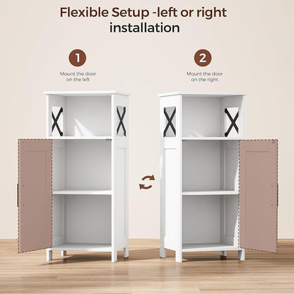 Homhedy Farmhouse Bathroom Storage Cabinet - Image 4