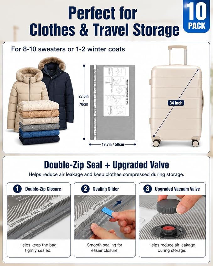 Fantictas Vacuum Storage Bags - Image 3